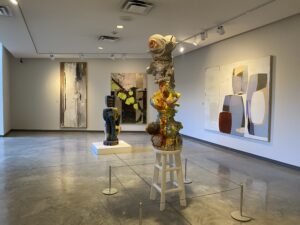 Installation view of "Establishing Essence."