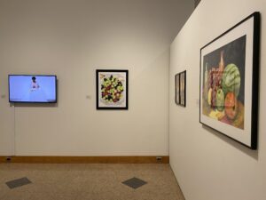 Installation view of "Feast."