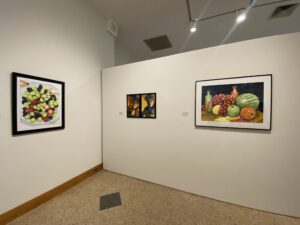 Installation view of "Feast."