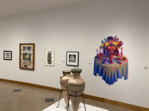 Installation view of "Feast."