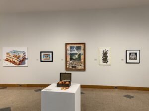 Installation view of "Feast."