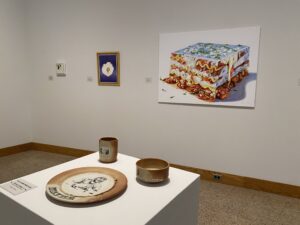 Installation view of "Feast."