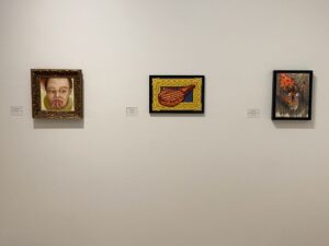 Installation view of "Feast."