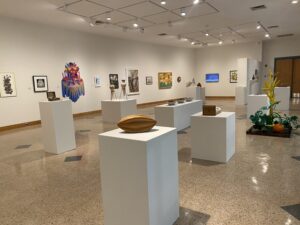 Installation view of "Feast."